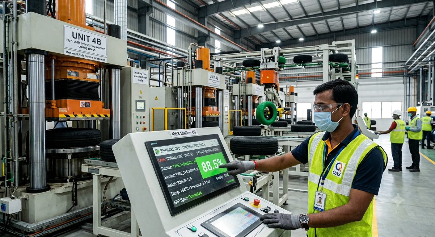 Leading Tyre Manufacturer Transforms Shop Floor with MES & Industry 4.0 Digitalization