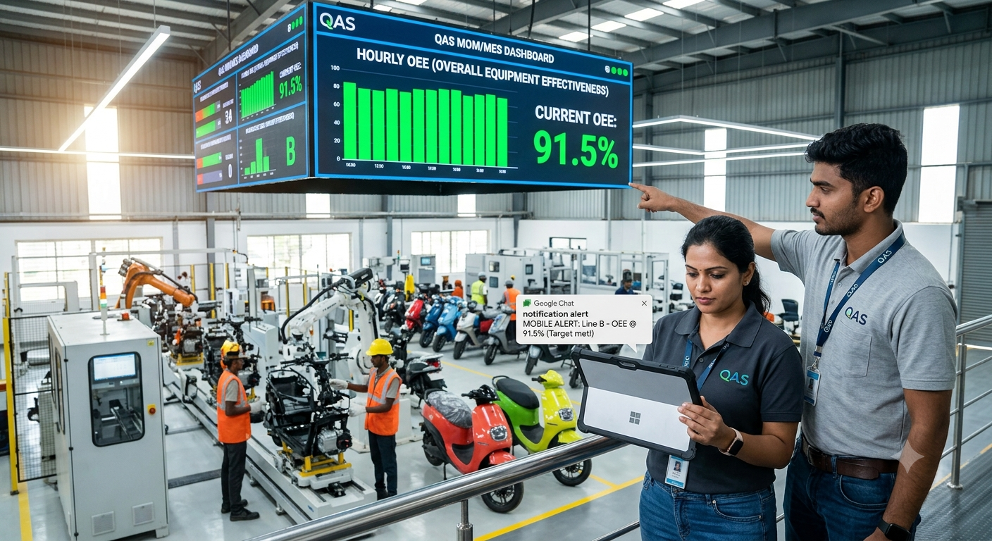 Leading Indian EV Bike Manufacturer — Comprehensive MOM/MES Solution