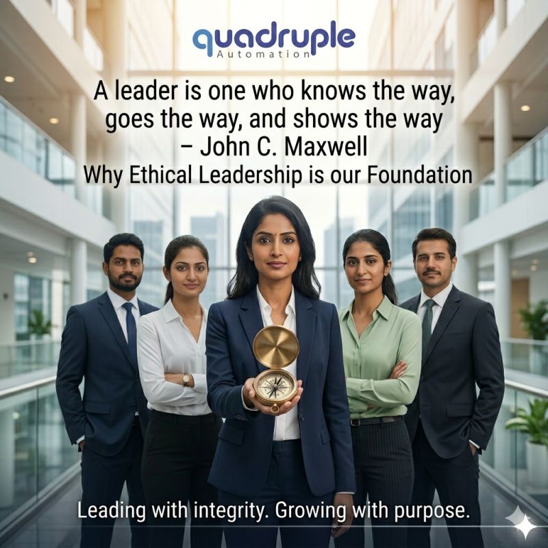✍ Why Ethical Leadership is our Foundation ⚖️🧭 &amp;quot;A leader is one who knows the way, goes the way, and shows the way.&amp;quot;   — John C. Maxwell